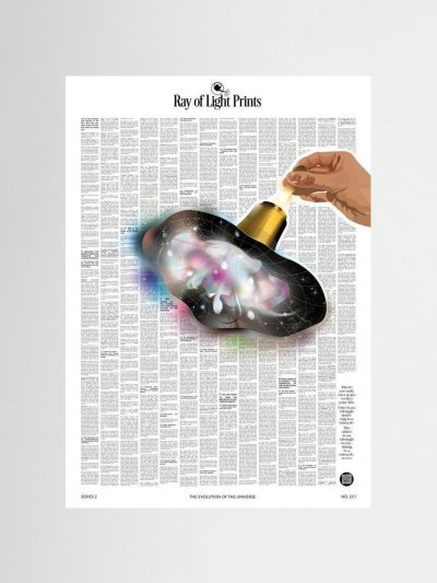 Evolution of the Universe Print – White Edition