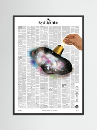 Evolution of the Universe Print – White Edition