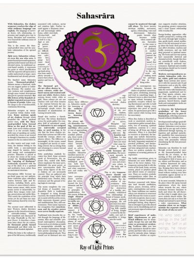 The Crown Chakra Print | Sahasrāra